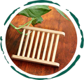 Bamboo Soap Bar Dish. Eco-Friendly