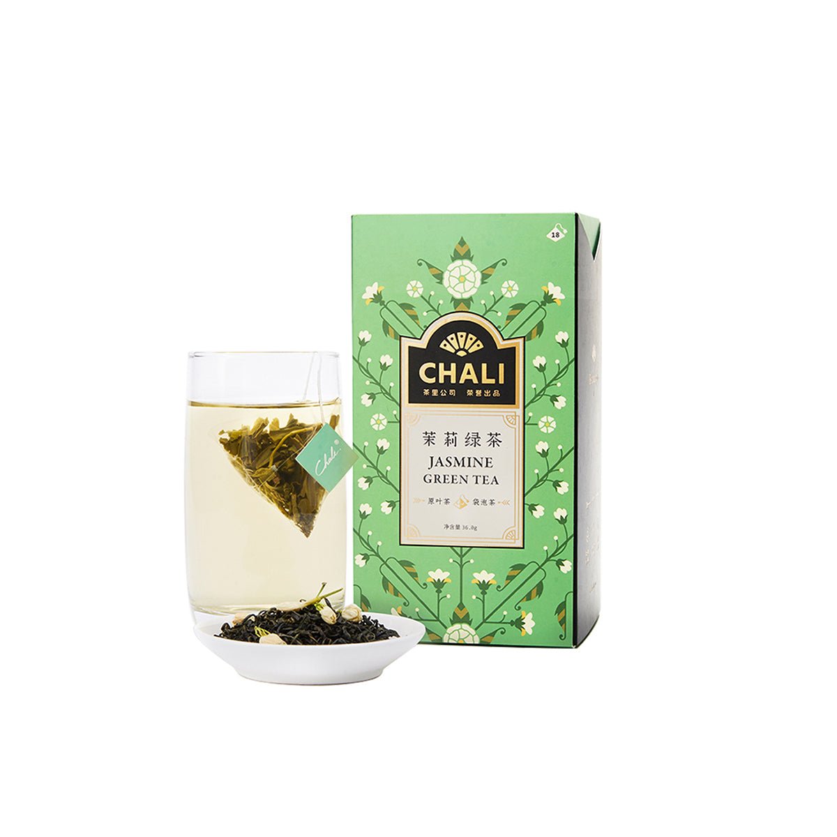 Jasmine Green Tea 36g (18 Tea Bags)