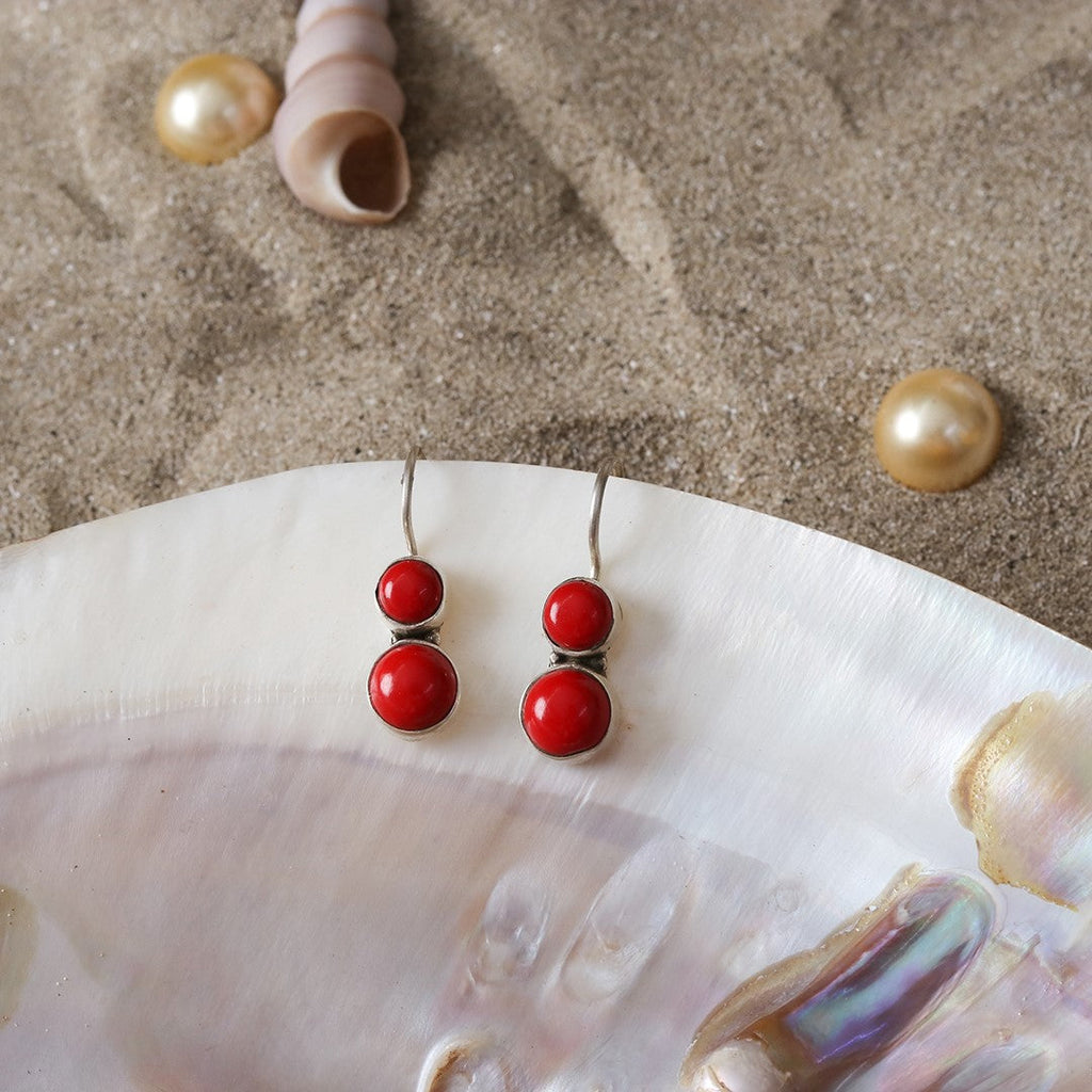 Cute Hydro Coral Earrings