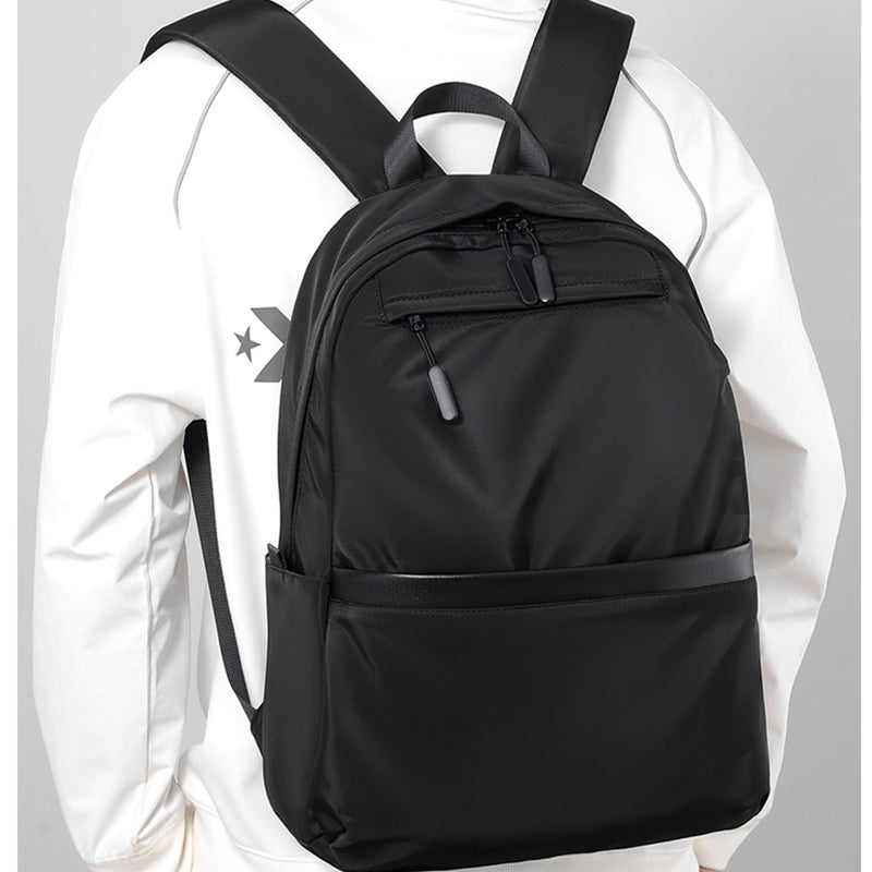 Premium Waterproof High-Density Nylon Backpack for Men & Women | Durable, Fashionable & Lightweight Urban Travel Bag | Black Laptop Backpack for Work, School & Daily Commute | Perfect for Urban Exploration & Minimalist Design Lover - Shoulder Bag at Dealshubindia