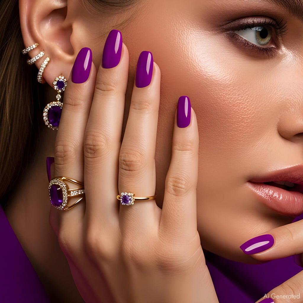 Gel Polish – Neon Purple – DN154 – 4ml – HEMA Free
