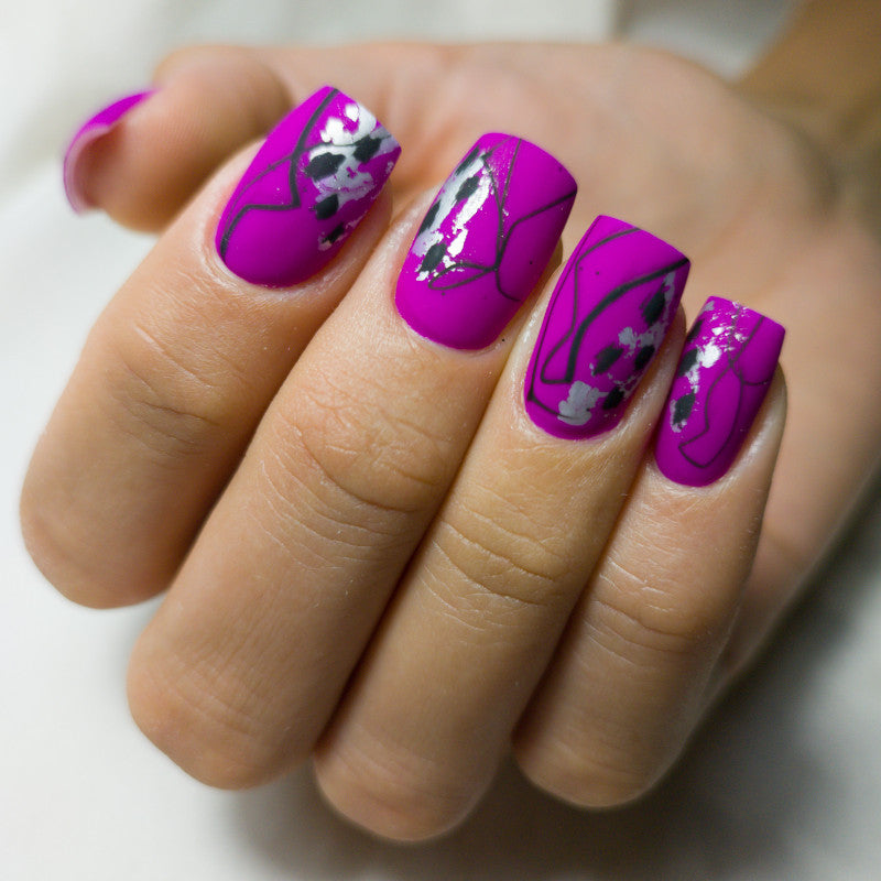 Gel Polish – Neon Purple – DN154 – 4ml – HEMA Free
