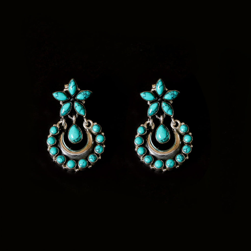 Hydro Turquoise Chandbali