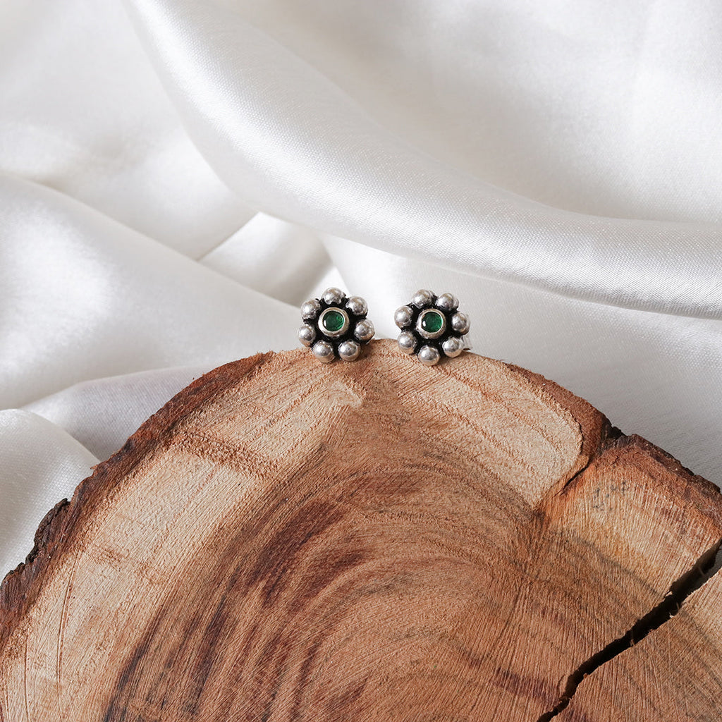 Green Kudi Earrings