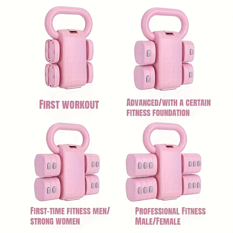 Dumbbell Kettlebell Set Home Fitness Kit-3