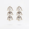 Kundan Pearl Earrings-0