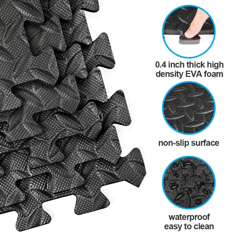 EVA Interlocking Foam Fitness Mat - Sports & Fitness > Exercise, Gym & Fitness > Gym Equipment & Accessories at Dealshubindia