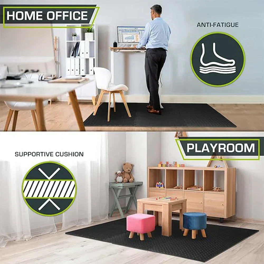 Eva Interlocking Foam Fitness Mat - Sports & Fitness > Exercise, Gym & Fitness > Gym Equipment & Accessories at Dealshubindia