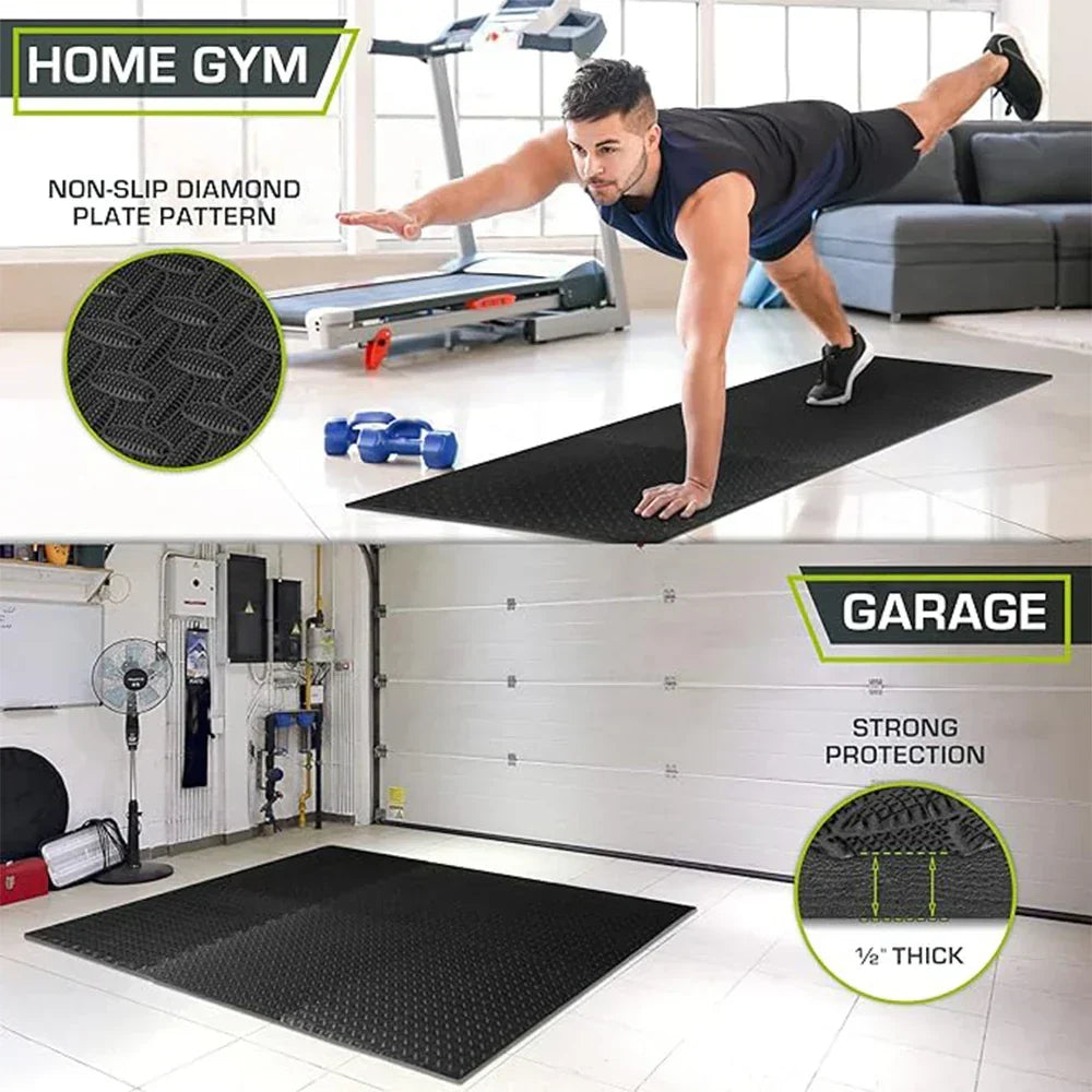Eva Interlocking Foam Fitness Mat - Sports & Fitness > Exercise, Gym & Fitness > Gym Equipment & Accessories at Dealshubindia