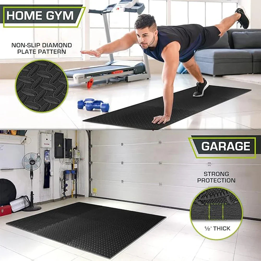 EVA Interlocking Foam Fitness Mat - Sports & Fitness > Exercise, Gym & Fitness > Gym Equipment & Accessories at Dealshubindia