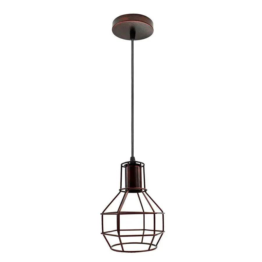 Vintage Nest Metal Wire Cage Ceiling Pendant Light Fitting ~5961