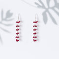 Gajra - Ruby Earrings