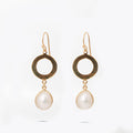 Radiant Pearl Drop Earrings