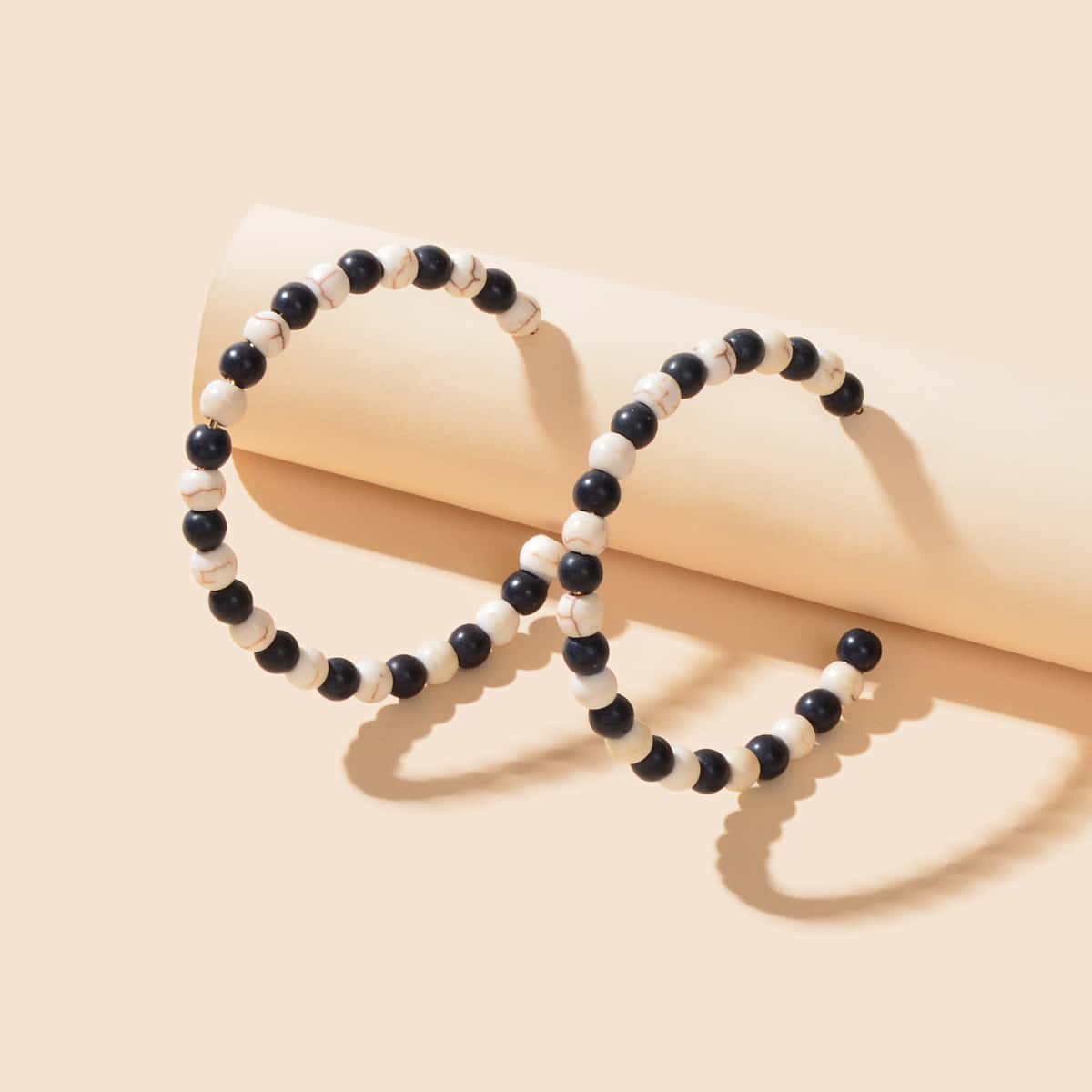 Handmade Colorful Seed Beads Ethnic Big Hoop Earrings Women Bohemian Jewellery - Earrings at Dealshubindia