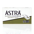 Astra Superior Platinum Double Edge Blades (Green) - 5 blades (1 pack each with 5 blades)