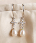 Zircon Pearl Drop Hooks