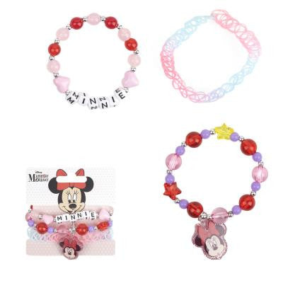 Disney Minnie Mouse 3 piece bracelet set