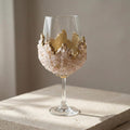 Agate Crystal Wine Glasses – Stone Over the Bowl, 16 oz-0