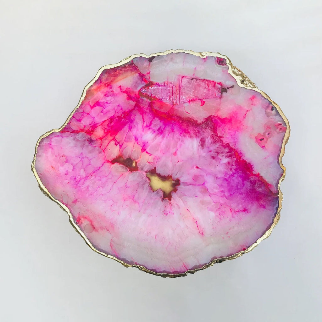 Pink Agate Cake Stand/Centerpiece/Display Stand/Tray