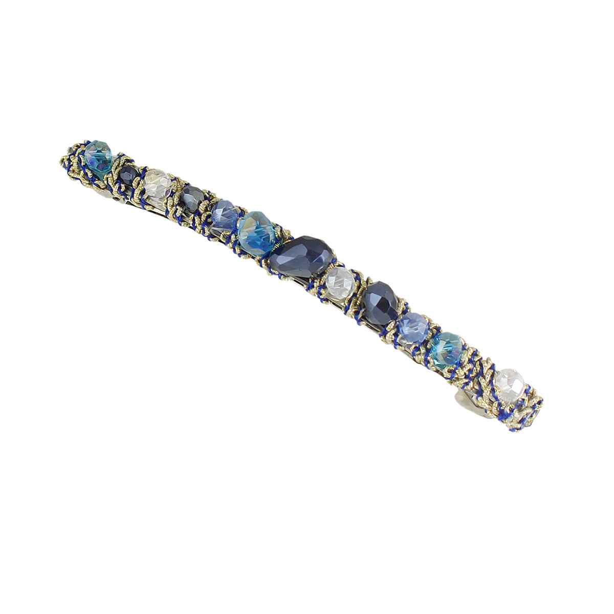 Luxury Handmade Colorful Acrylic Beads Hair Clips Barrette Girl Hair Accessories