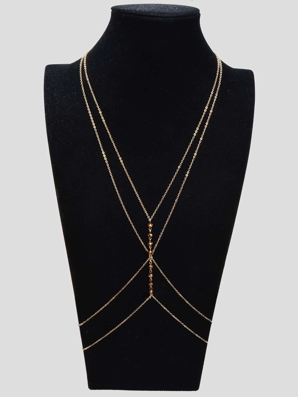 Body Chain Jewellery for Girls Bikini Belly Chain Necklace with Acrylic Beads
