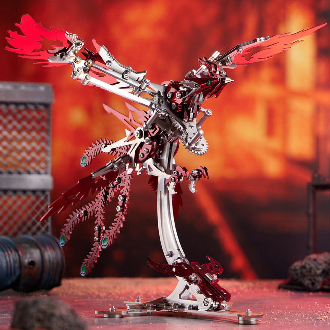 Mechanical Phoenix Red