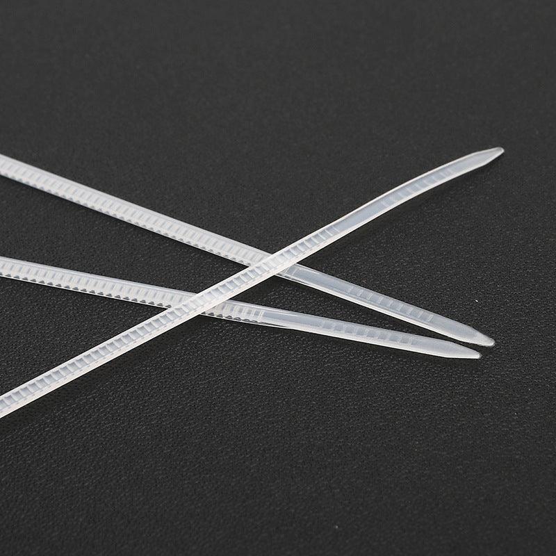 250-1000X Cable Ties Zip Ties Nylon Uv Stabilised Bulk White Clear Cable Tie