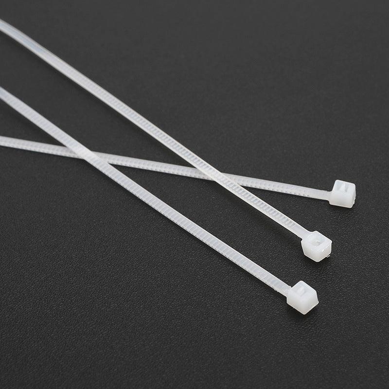 250-1000X Cable Ties Zip Ties Nylon Uv Stabilised Bulk White Clear Cable Tie