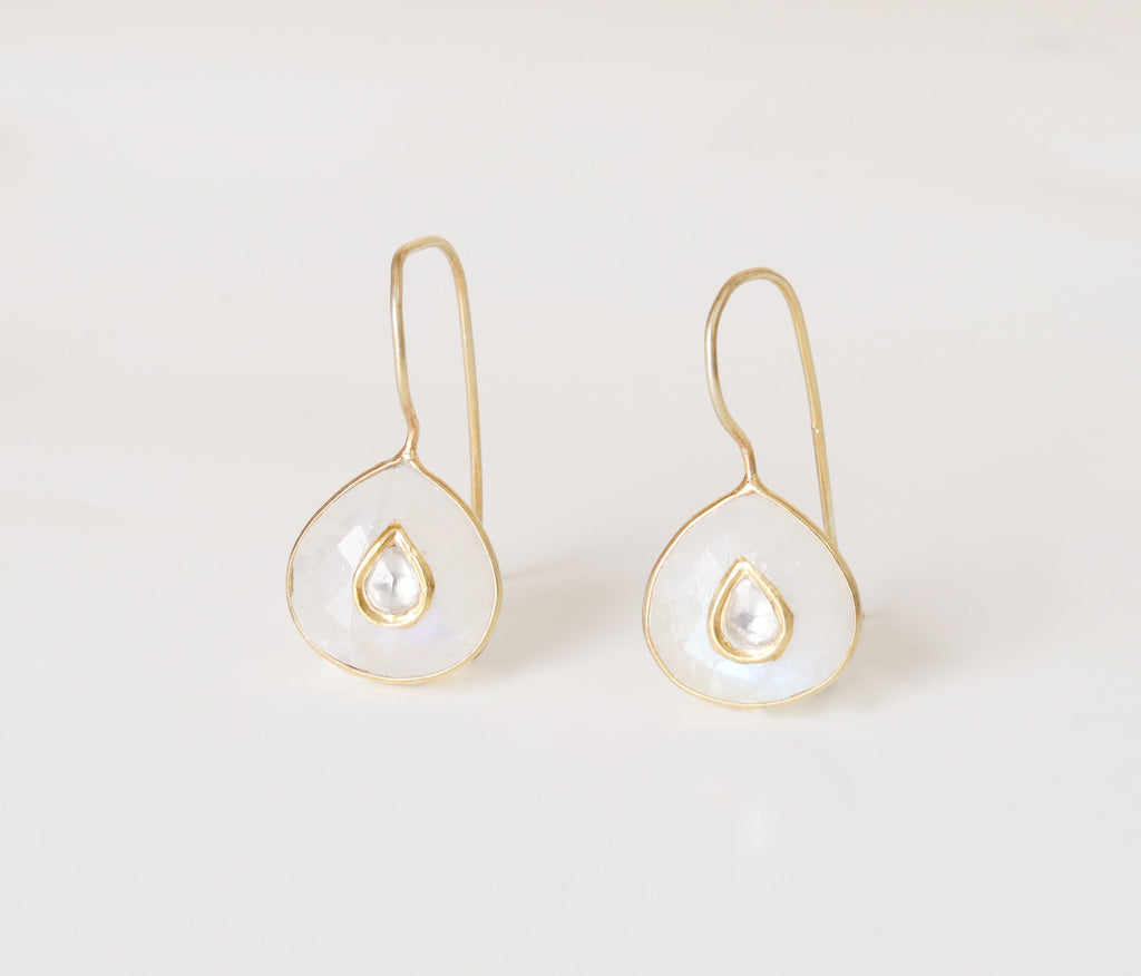 Pearl Jadai Hook Earrings