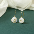 Pearl Jadai Hook Earrings-0