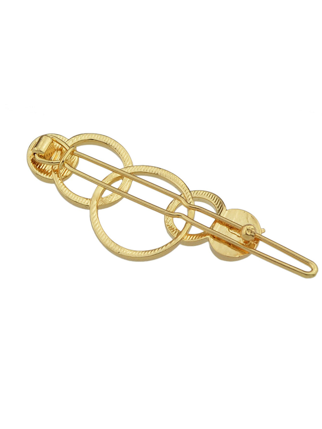 Gold Circle Metal Hairgrips Hair Clips Hair Barrettes Headwear Hair Accessories