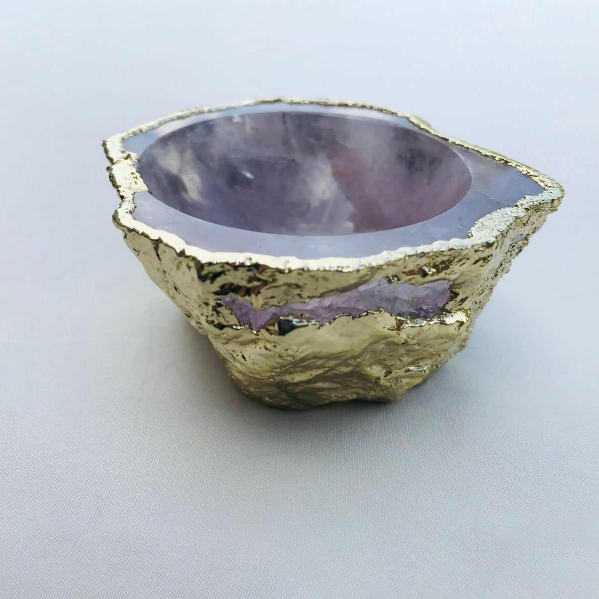 Rose Quartz Agate Nut/trinket/Jewelry Bowl