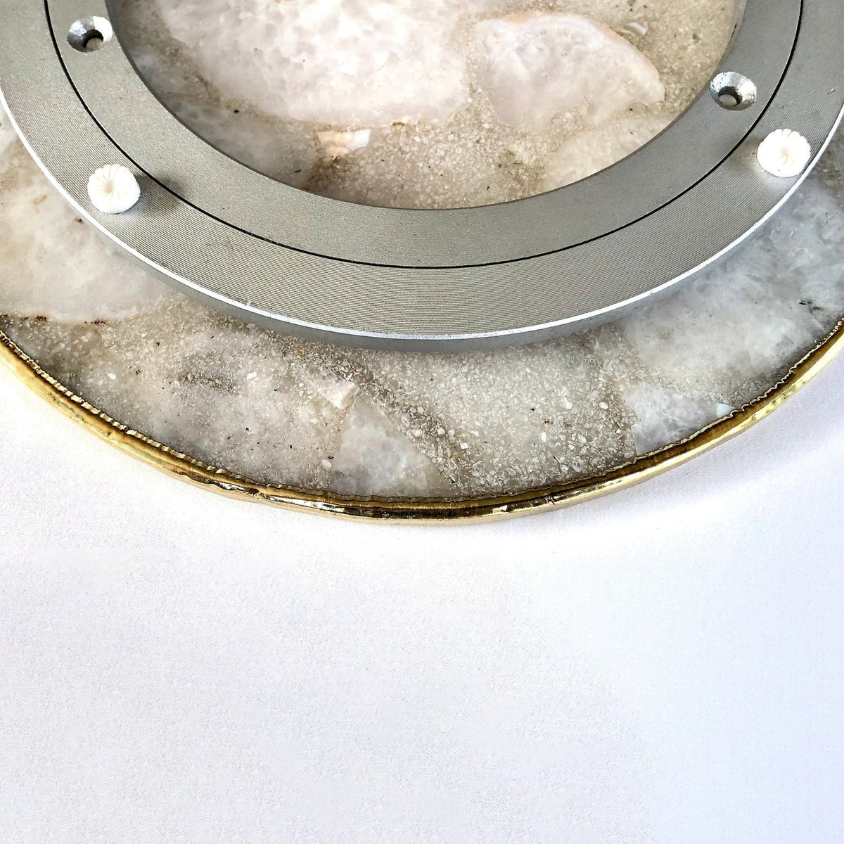 Blue Agate LazySusan | Countertop | Turntable | Centerpiece