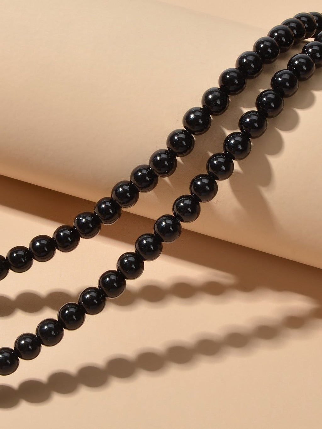 Short Black Beads Necklace Pearl Choker Wholesale Price Jewellery Accessories