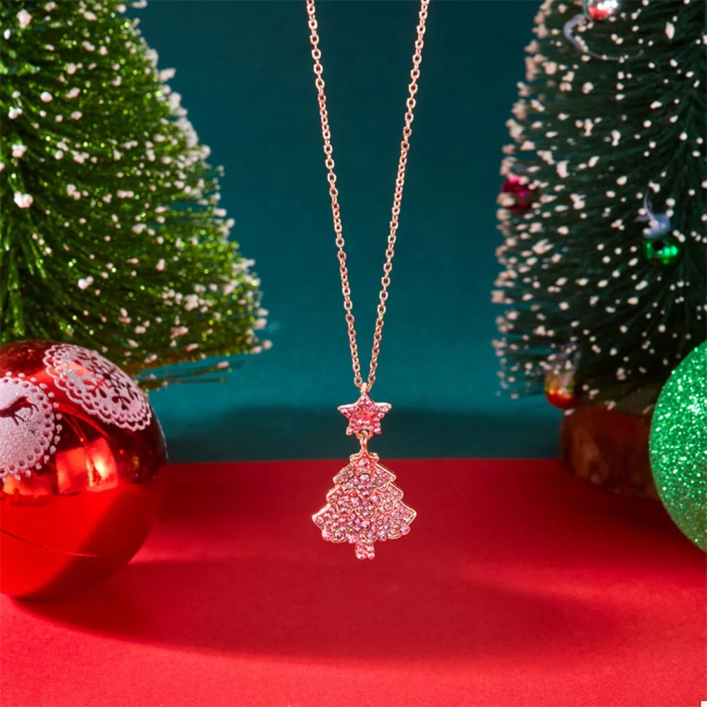 Christmas Tree Pendant Necklace - n/a at Dealshubindia