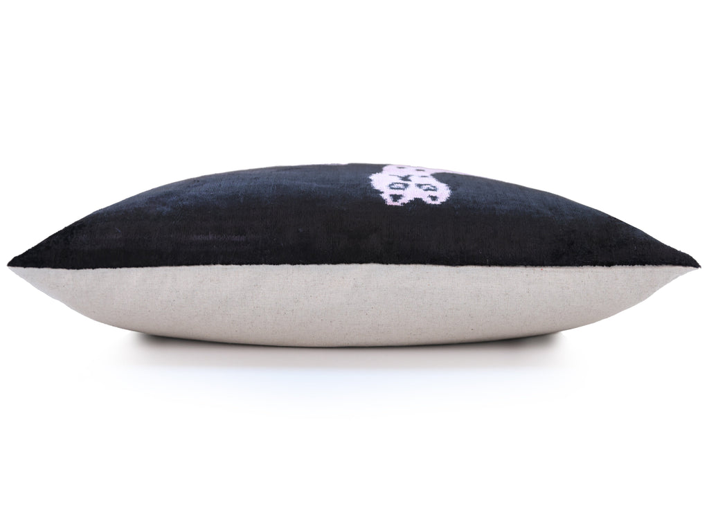 Best-Selling Pink Panther Velvet Pillow – Handmade 16x24 Lumbar