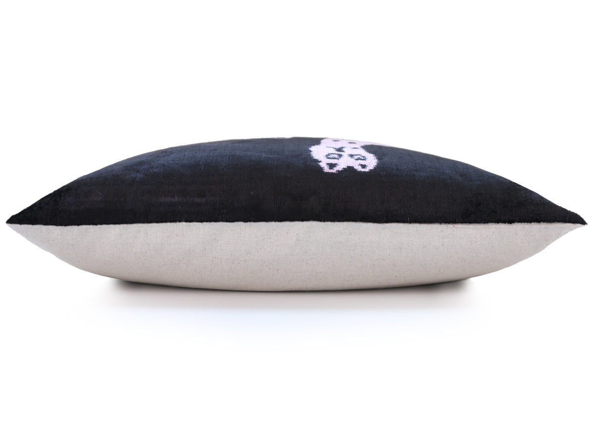 Best-Selling Pink Panther Velvet Pillow – Handmade 16x24 Lumbar