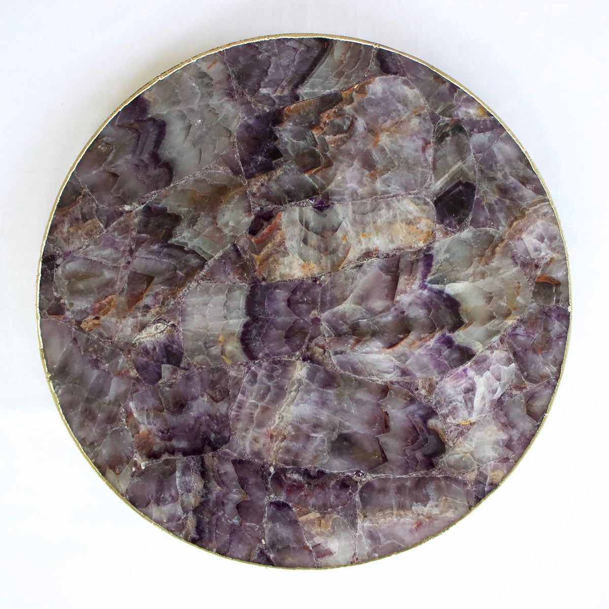 Amethyst Agate LazySusan | Countertop | Turntable | Centerpiece