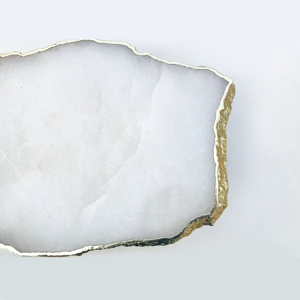 White Agate Cake Stand/Centerpiece/Display Stand/Tray