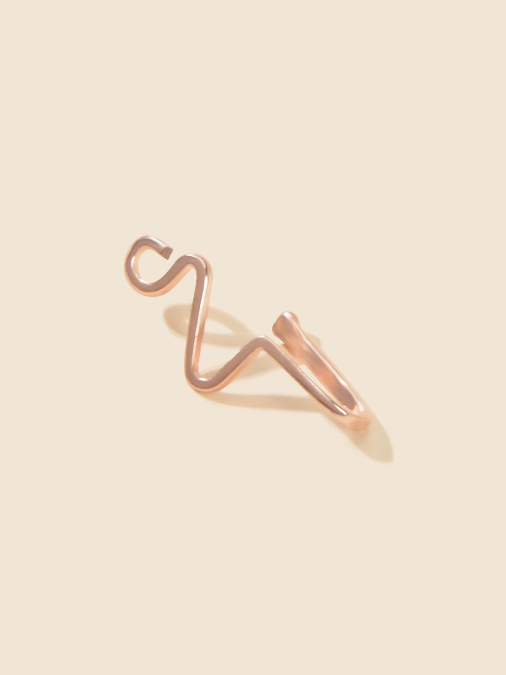 1pc Faux Lip Ear Nose Gold Silver Geometric Non Piercing Clip On Nose Hoop Rings