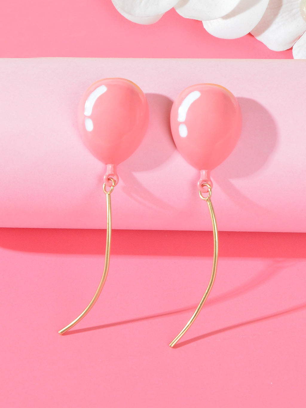 3D Romantic Balloon Pendant Earrings Whimsical Charming Accessory Gift Jewellery