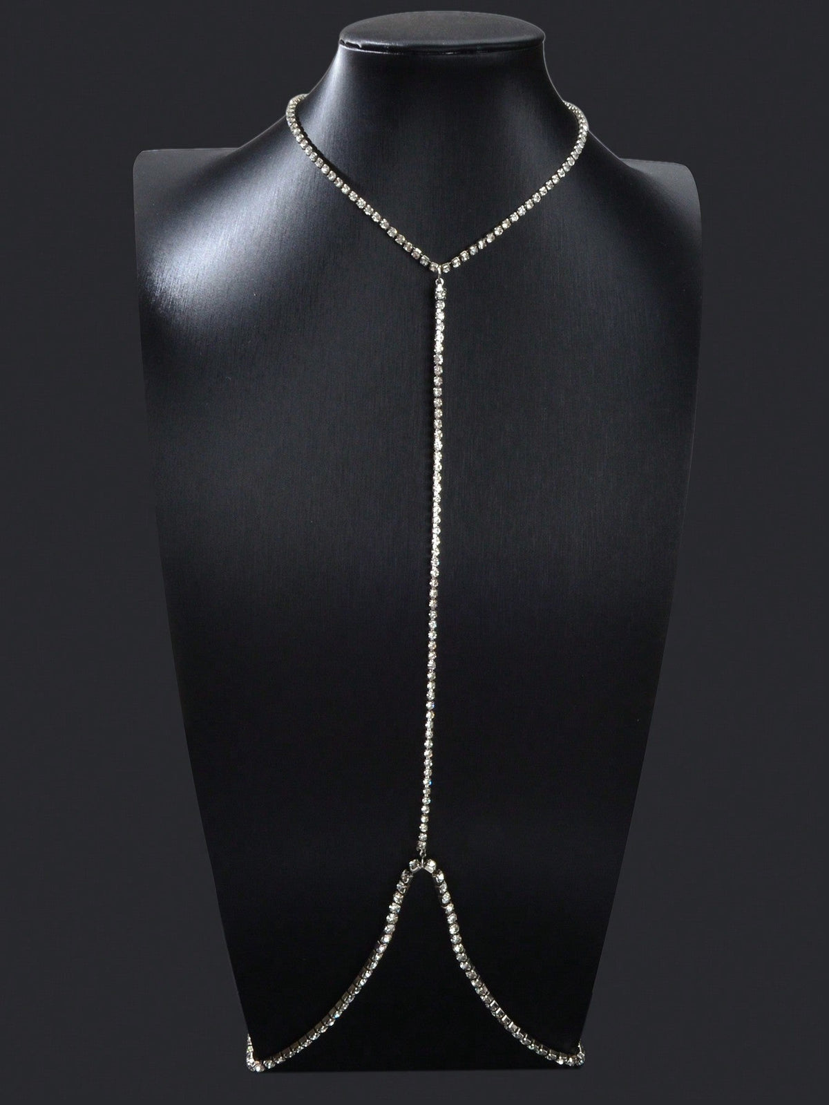 Dazzling Full Diamond Sparkle Body Chain Glamorous Statement Jewelry