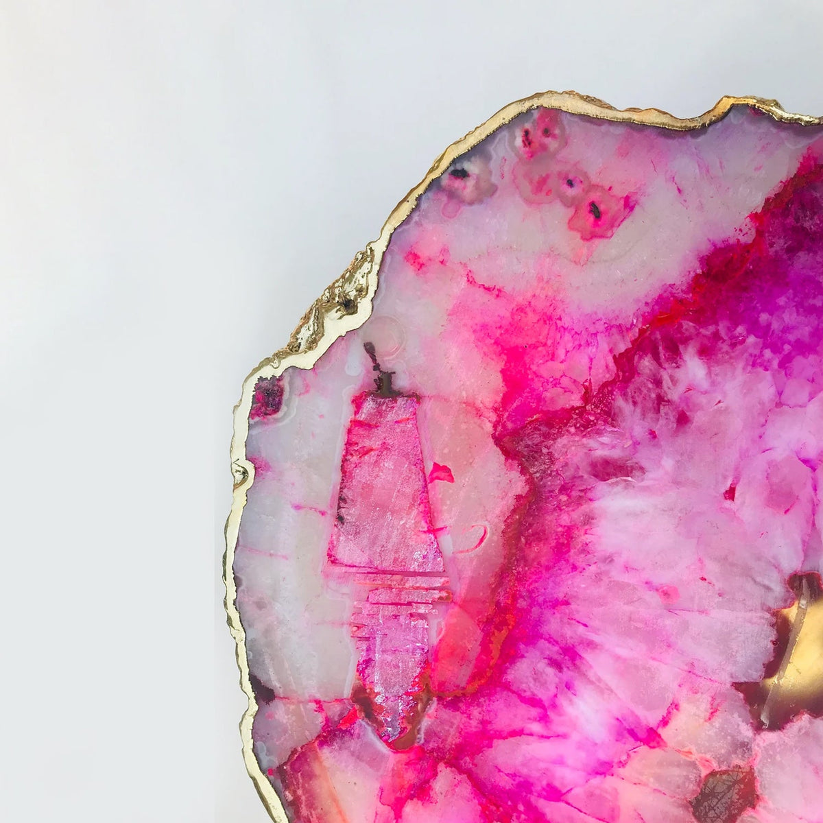 Pink Agate Cake Stand/Centerpiece/Display Stand/Tray