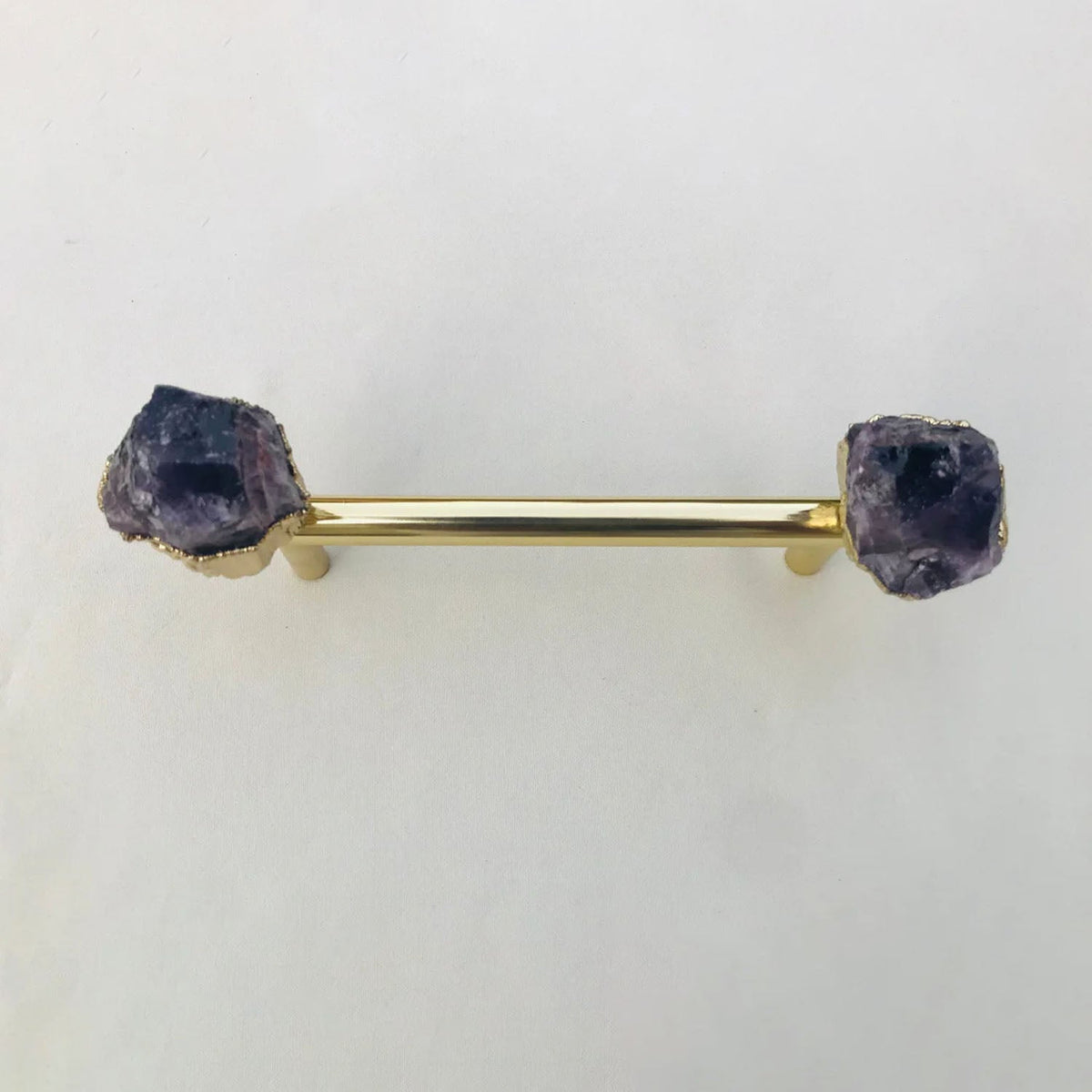 Amethyst Agate Cabinet Handles – Set of 4