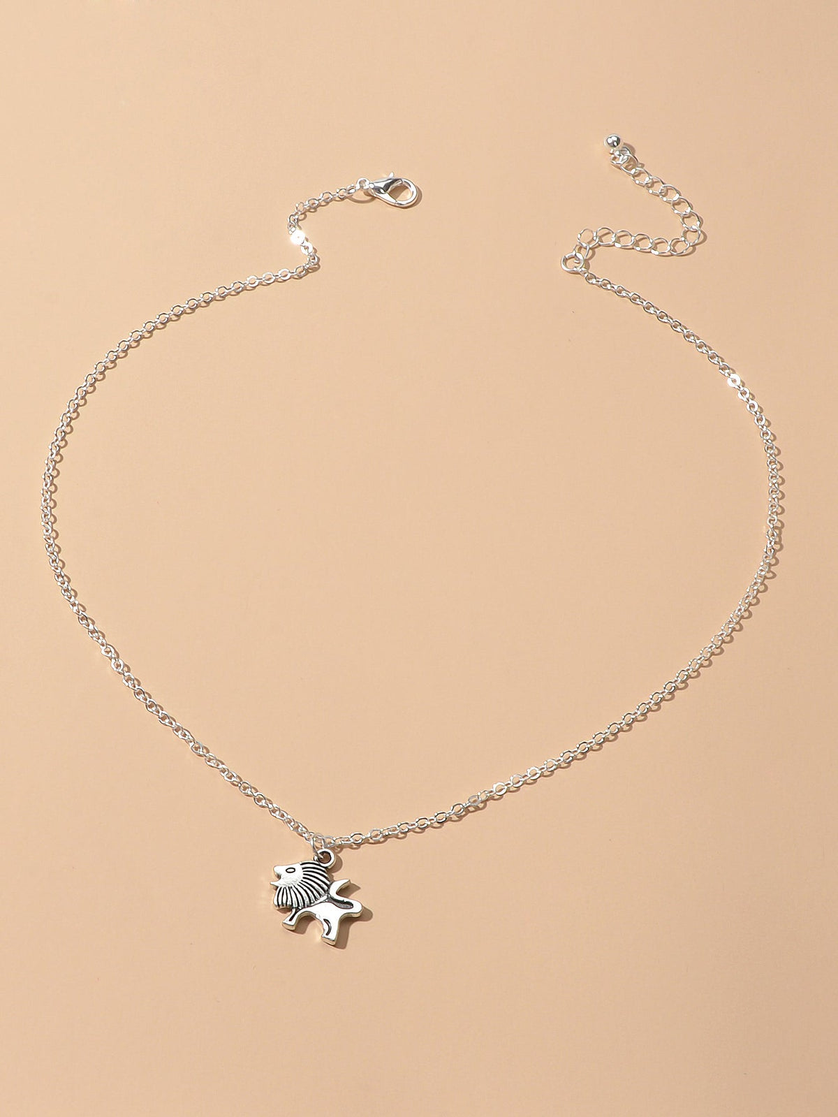 Ladies Jewellery Silver Chain Little Lion Necklace Wholesale Price Accessories