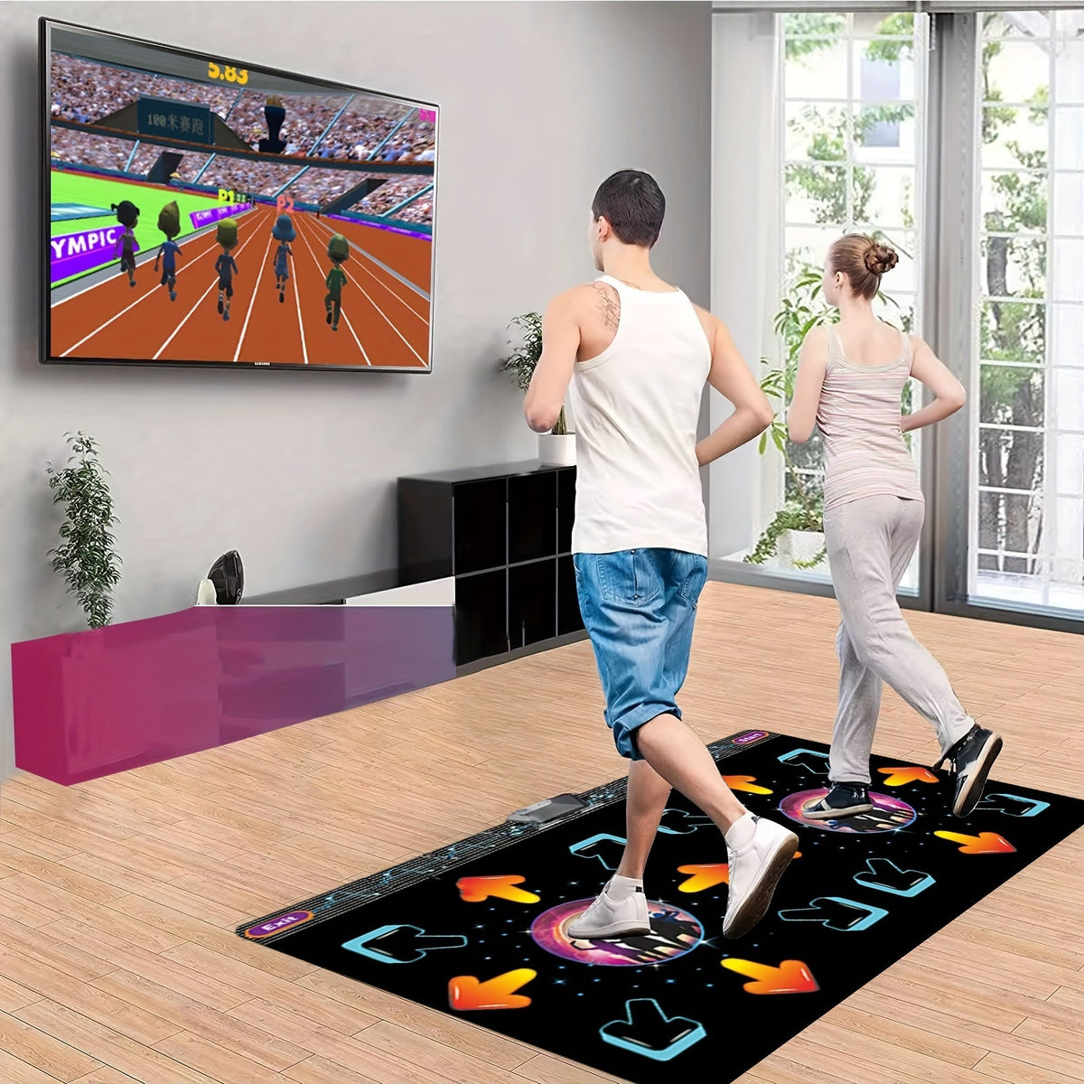 2-Player Dance Mat Game with Motion Sensor - Electronics > Video Game Consoles at Dealshubindia