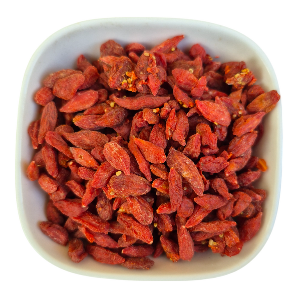 Dried Goji Berries (Wolfberries) – Natural Organic Premium-quality + Free sample!