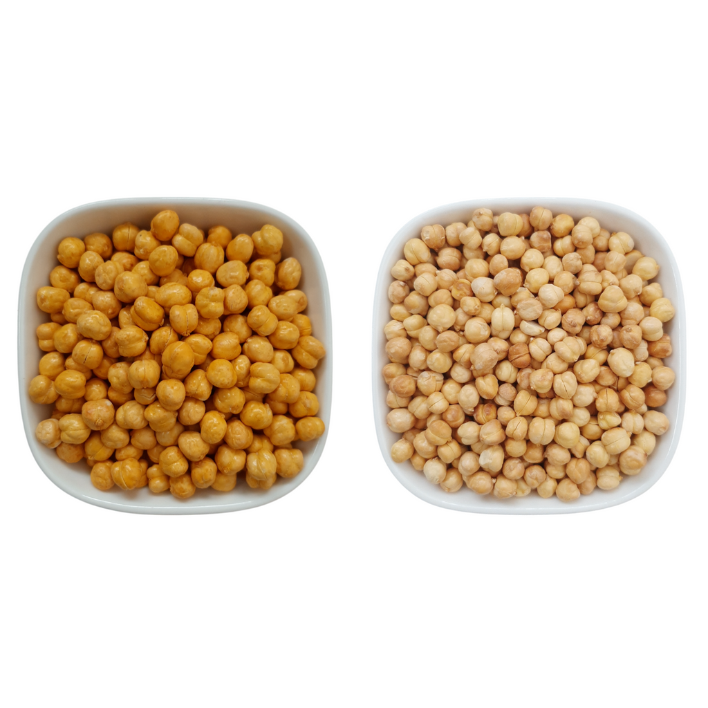 Roasted Chickpeas Halves – Natural Organic Premium-quality + Free sample! – 500 g