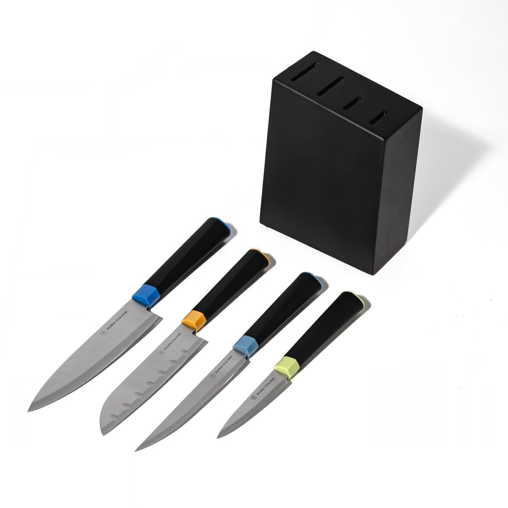 Artistic Edge 5-Piece Knife Block Set - Kitchen Knives at Dealshubindia