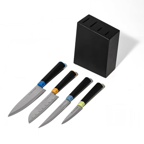 Artistic Edge 5-Piece Knife Block Set - Kitchen Knives at Dealshubindia